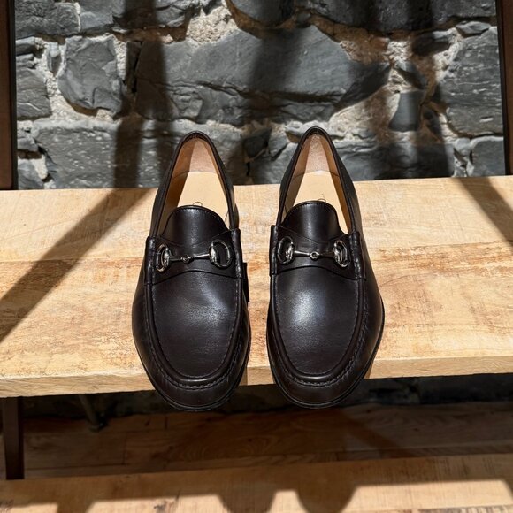 Gucci Brown Leather Horsebit 1953 Loafers - Picture 3 of 12